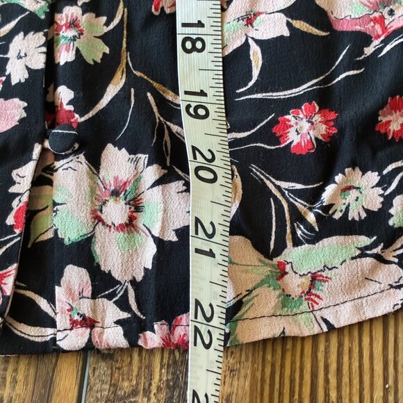Sanctuary Womens Floral Long Sleeve Black Multicolor - Peasant, Bohemian - Med - Picture 8 of 8
